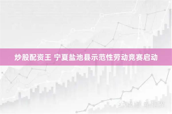 炒股配资王 宁夏盐池县示范性劳动竞赛启动